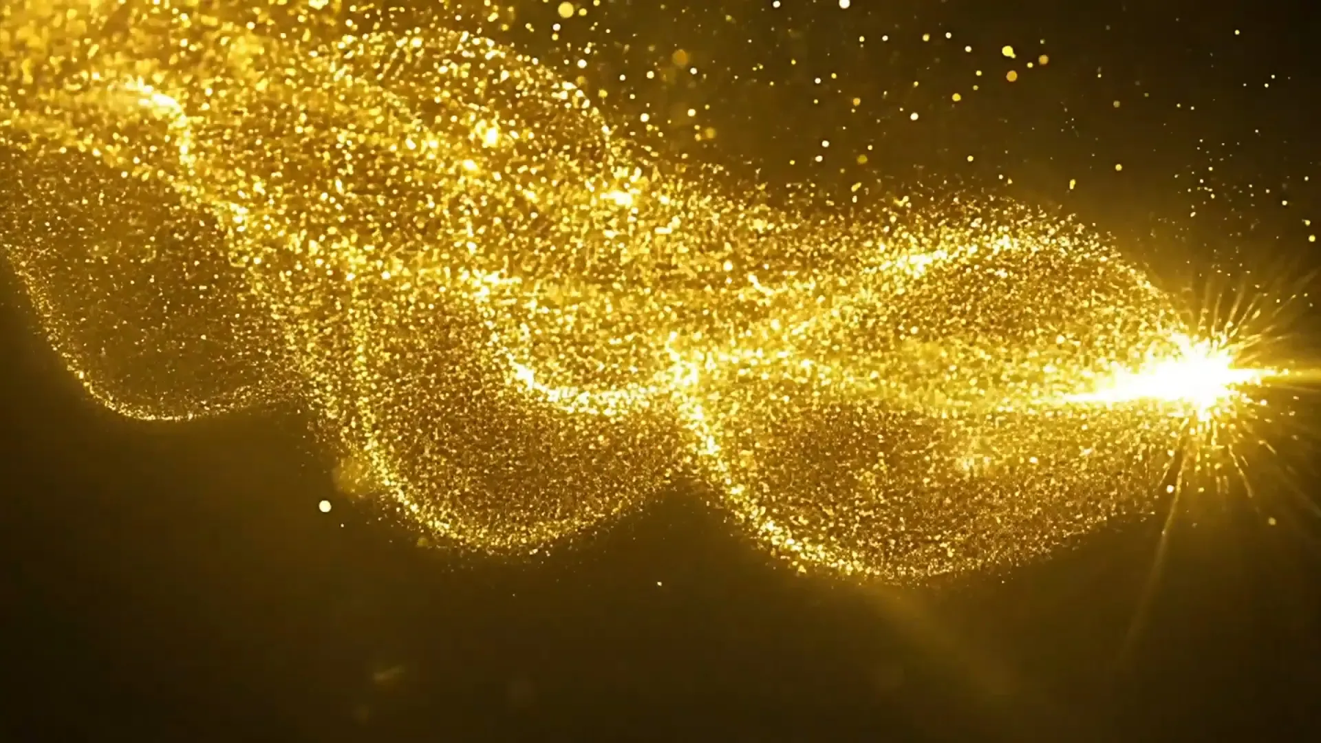 Gold Liquid Explosion Overlay for Logo Animation